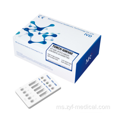 Toxo/Rubella/CMV/HSV 5 dalam 1 Kit Ujian IGM Torch